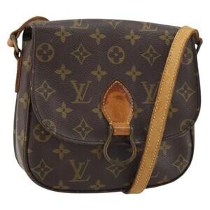 LOUIS VUITTON Monogram Saint Cloud MM Shoulder Bag M51243 LV Auth 158645